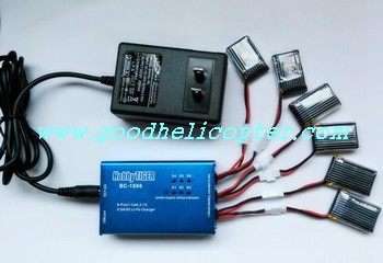 HUBSAN-X4-H107D Quadcopter parts 1 to 6 BC-1S06 Charger + Balance charger box (set) without battery